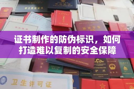 卫滨证书制作的防伪标识，如何打造难以复制的安全保障