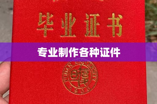 卫滨专业制作各种证件
