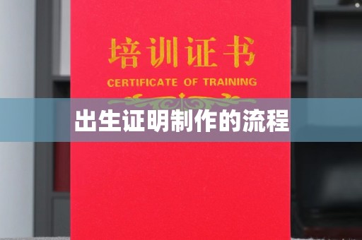 卫滨出生证明制作的流程