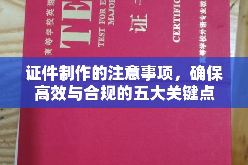 卫滨证件制作的注意事项，确保高效与合规的五大关键点