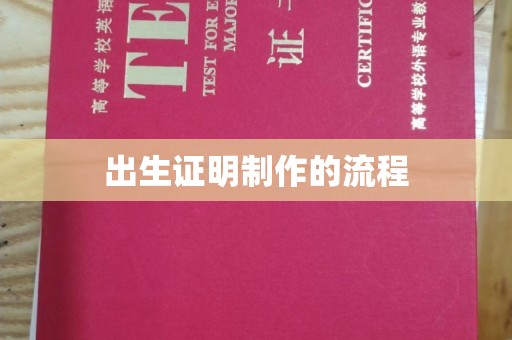 卫滨出生证明制作的流程