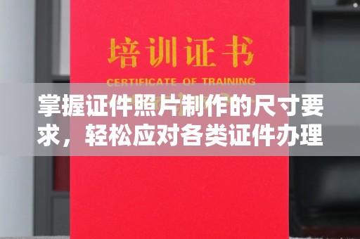 卫滨掌握证件照片制作的尺寸要求，轻松应对各类证件办理