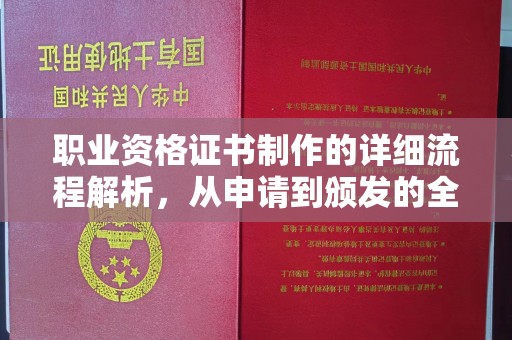 卫滨职业资格证书制作的详细流程解析，从申请到颁发的全方位指南
