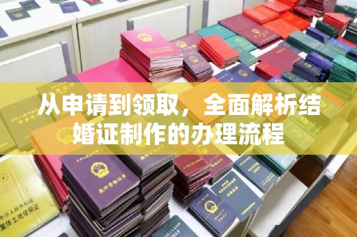 卫滨从申请到领取，全面解析结婚证制作的办理流程