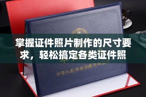 卫滨掌握证件照片制作的尺寸要求，轻松搞定各类证件照