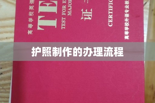 卫滨护照制作的办理流程